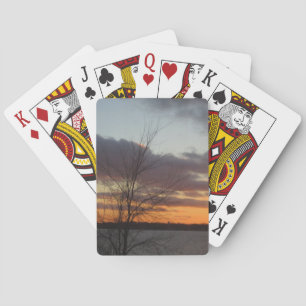 Lake Sunset Playing Cards