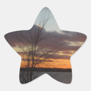 Lake Sunset Stickers - Set of 20