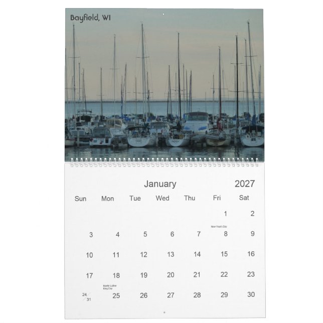 Lake Superior 2013 Calendar (Jan 2027)