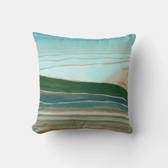 Lake Superior, Cornucopia Cushion (Front)
