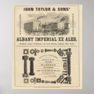 Lake Superior Iowa and Minnesota Advertisement Poster