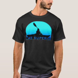 LAKE SUPERIOR Kayak Souvenir I Love Kayaking T-Shirt