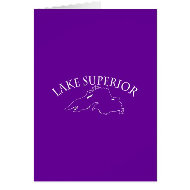 Lake Superior Map (Front)