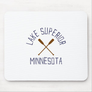 Lake Superior Minnesota Outdoors Vintage Mouse Pad