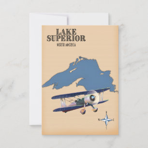 Lake Superior North America map