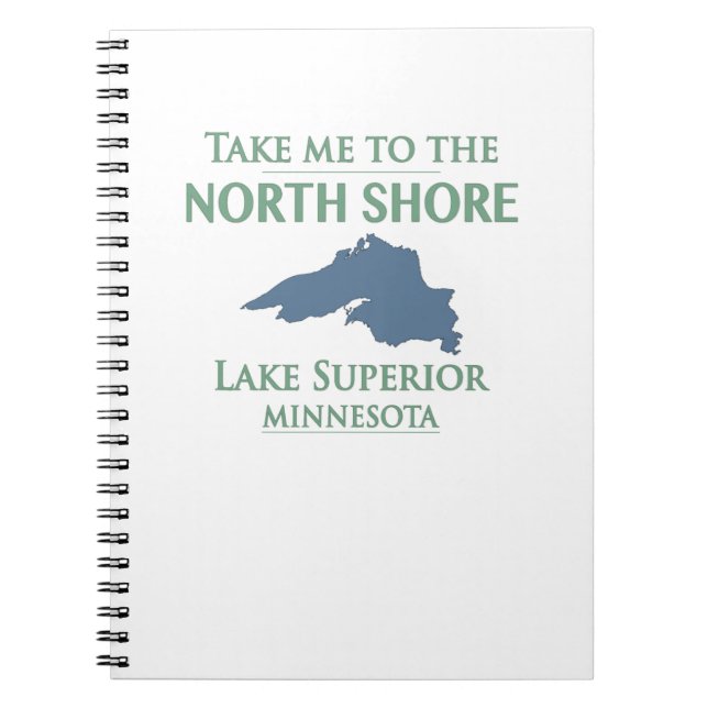 Lake Superior North Shore Notebook (Front)