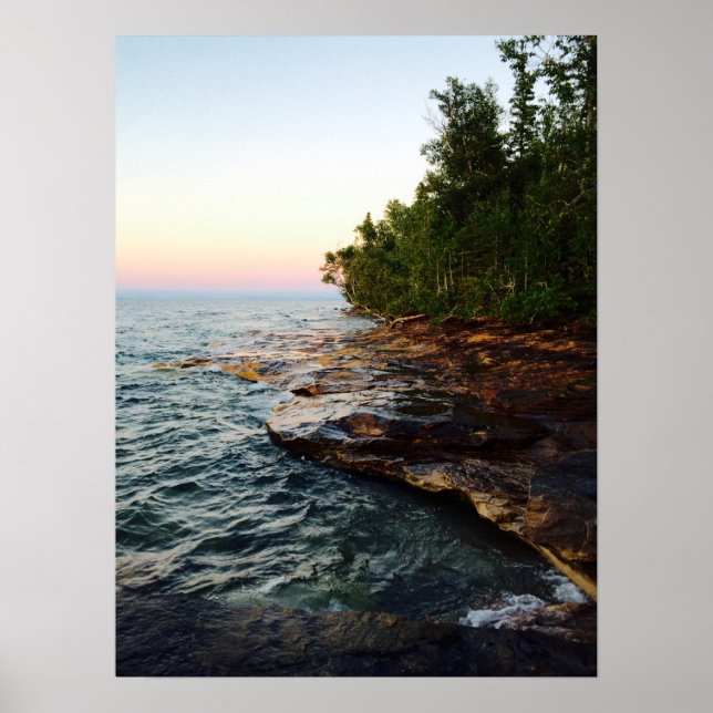 Lake Superior Shore Poster (Front)
