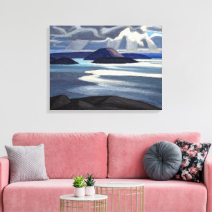 Lake Superior Sketch Lawren Harris Canvas Print