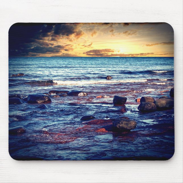 Lake Superior Sunset Mouse Pad (Front)