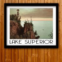 Lake Superior Vintage Travel Style
