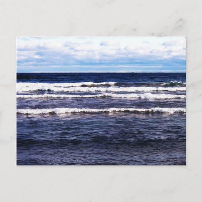 Lake Superior White Caps Postcard (Front)