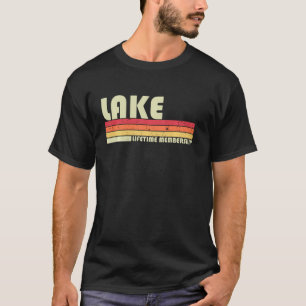 Lake Surname Funny Retro Vintage 80s 90s Birthday T-Shirt