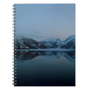 LAKE SURROUNDED BY MOUNTAINS NOTEBOOK
