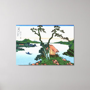 Lake Suwa in Shinano Province Canvas Print