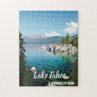 Lake Tahoe A sprinkle California & Nevada Jigsaw Puzzle