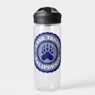 Lake Tahoe Bear Paw California Water Bottle