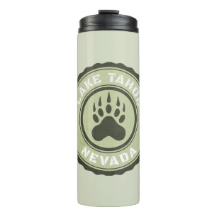 Lake Tahoe Bear Paw Nevada Thermal Tumbler