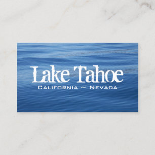 Lake Tahoe Blue Water Business Card
