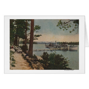 Lake Tahoe, CA - Emerald Bay View with Steamer