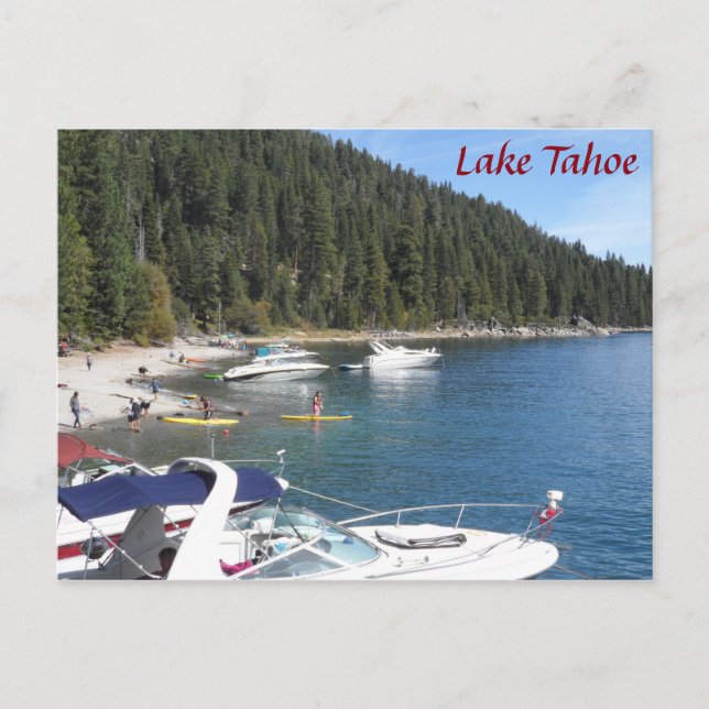 Lake Tahoe, CA Postcard (Front)