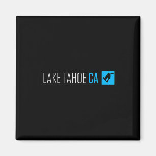 Lake Tahoe Ca Snowboard Box Type Magnet