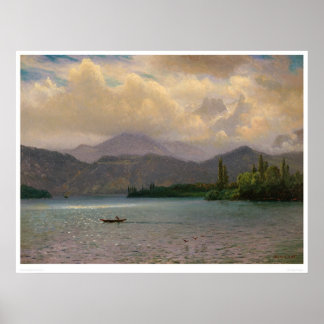 Lake Tahoe, California by Bierstadt (0102a) Poster