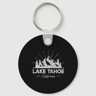 Lake Tahoe California Ca T Shirt Vintage Hiking Re Key Ring