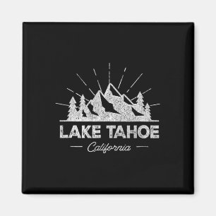Lake Tahoe California Ca T Shirt Vintage Hiking Re Magnet