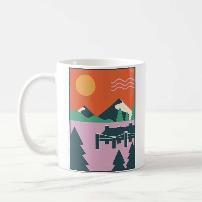 Lake Tahoe, California Coffee Mug (Left)