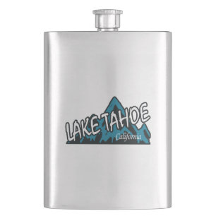 Lake Tahoe California Mountains Hip Flask