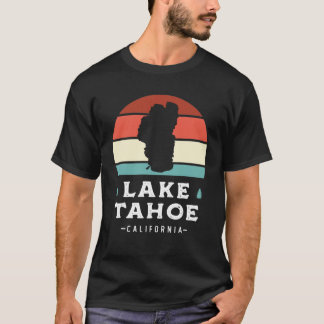 Lake Tahoe California National Park Camping Retro T-Shirt