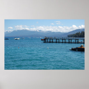 Lake Tahoe California Nature Photography Poster