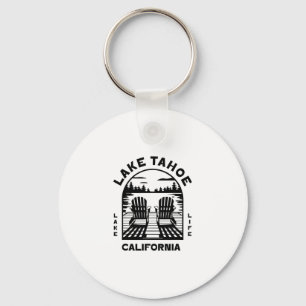 Lake Tahoe California Outdoors Vintage Key Ring