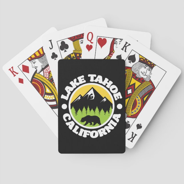 Lake Tahoe,California Playing Cards (Back)