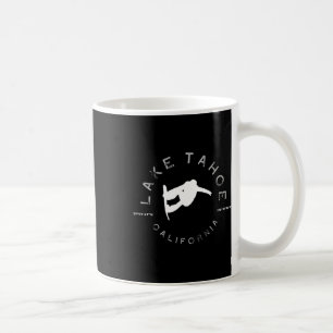 Lake Tahoe California Vintage Graphic Snowboard T  Coffee Mug