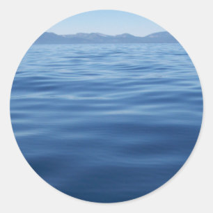 Lake Tahoe Classic Round Sticker