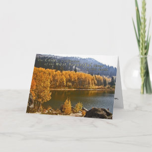 Lake Tahoe Customizable Love Greeting Card
