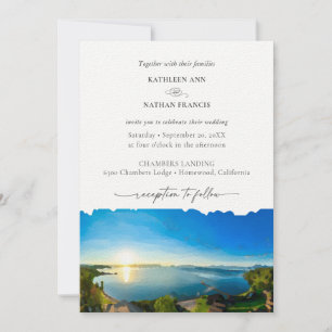 Lake Tahoe Destination Wedding Invitation