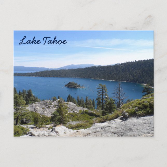 Lake Tahoe- Emerald Bay Postcard (Front)