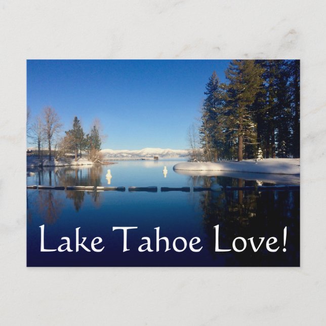 Lake Tahoe Love Postcard (Front)