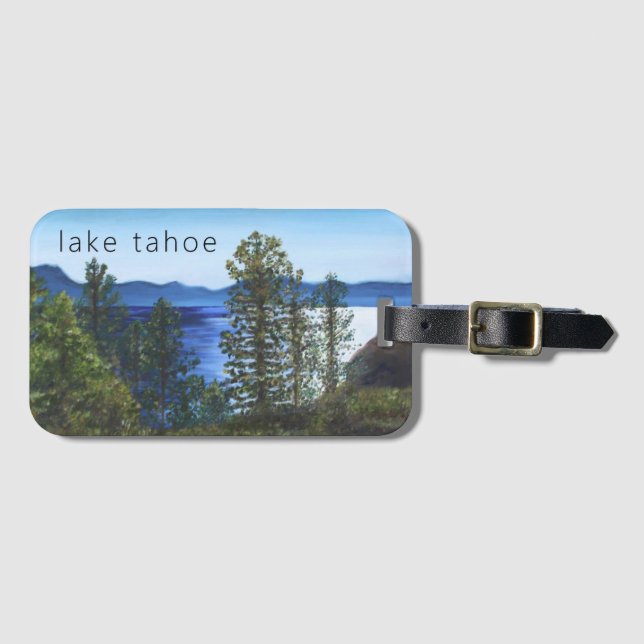 Lake Tahoe Luggage Tag (Front Horizontal)