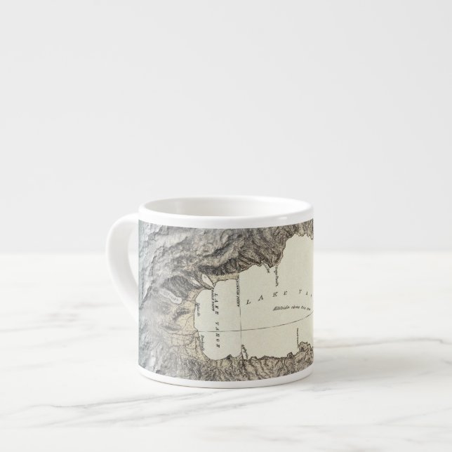 Lake Tahoe map Espresso Cup (Front Left)