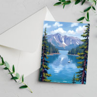 Lake Tahoe Mountains Painting
