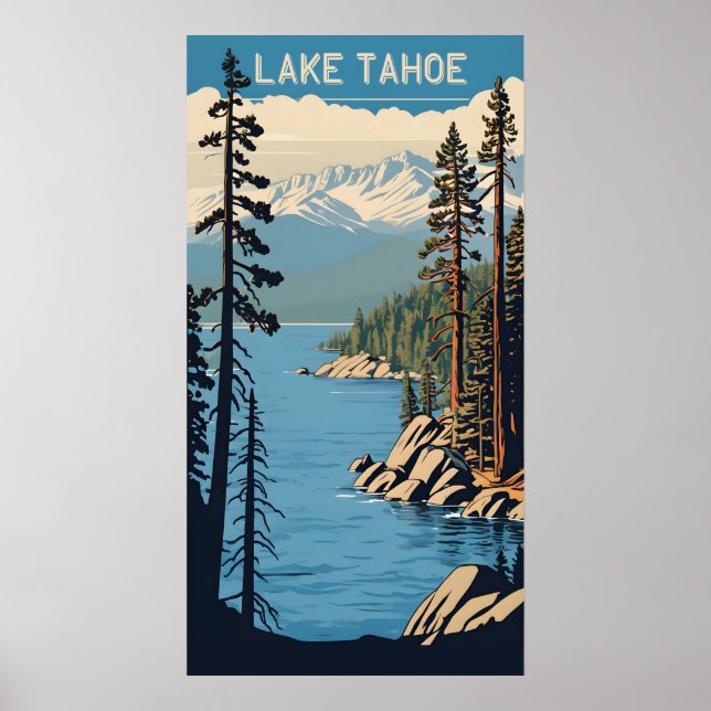 Lake Tahoe Poster (Front)