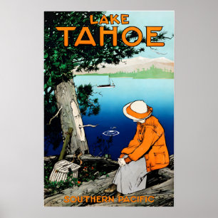 Lake Tahoe Print California Nevada Art Southern Pa