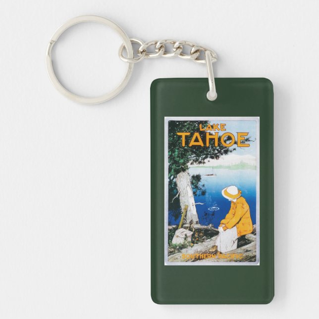 Lake Tahoe Promotional PosterLake Tahoe, CA Key Ring (Front)