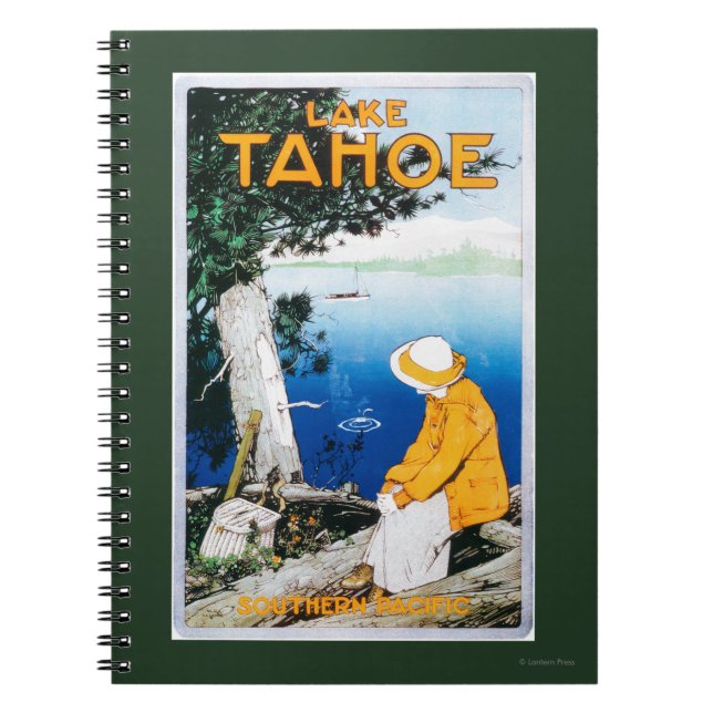 Lake Tahoe Promotional PosterLake Tahoe, CA Spiral Notebook (Front)