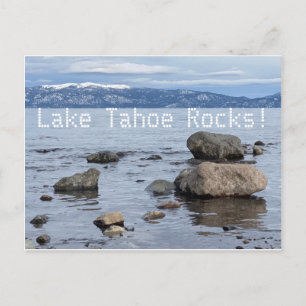 Lake Tahoe Rocks! Postcard