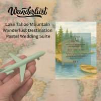 Lake Tahoe Rustic Mountain Destination Wedding