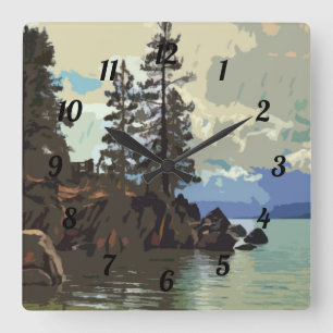 Lake Tahoe Sand Harbor Clock